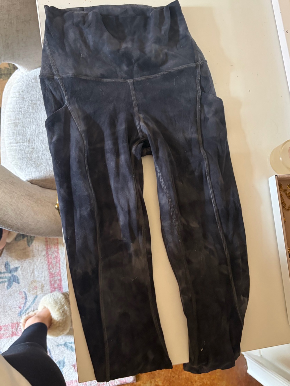 lululemon athletica Black Tie-Dye leggings